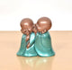 Resin Little Laughing Buddha Monk Sculpture (Height 4.5 Inch)