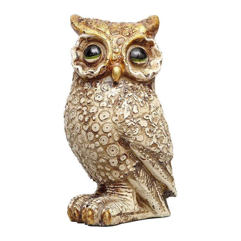 Resin Owl Art Figure (Height 5 Inch)