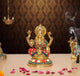 Brass Lakshmi Idol (Height: 6 Inch)