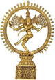Brass Nataraja Shiva Idol (Height : 23.5 inch )
