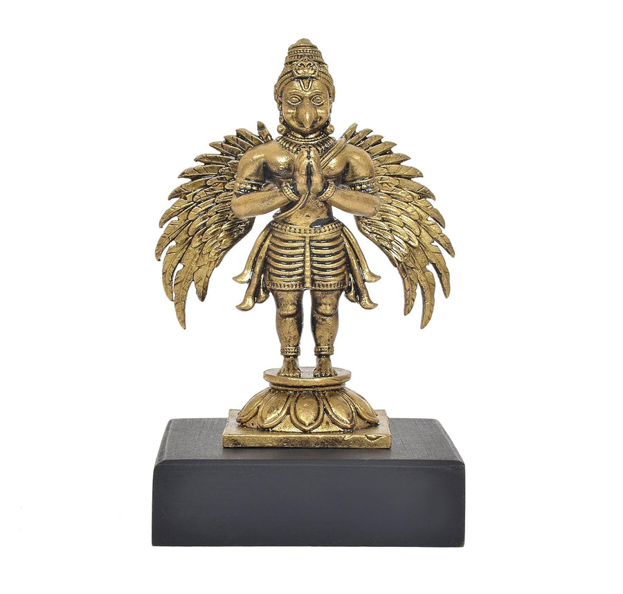 Panchaloha Garun Bhagwan Standing Garuda Idol (Height:3.5 Inch) Craft Detail