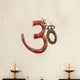 Brass OM Wall Hanging Sculpture (Height: 5 Inch) (Multicolor 1)