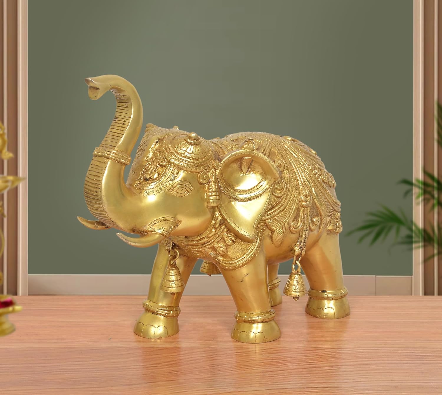 AONA Brass Elephant Figurine