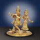 Brass Radha Krishna Statue Idol Statue, Height 6 Inch