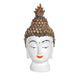 Resin Buddha Head Yoga Decor (Height: 5.5 inches)