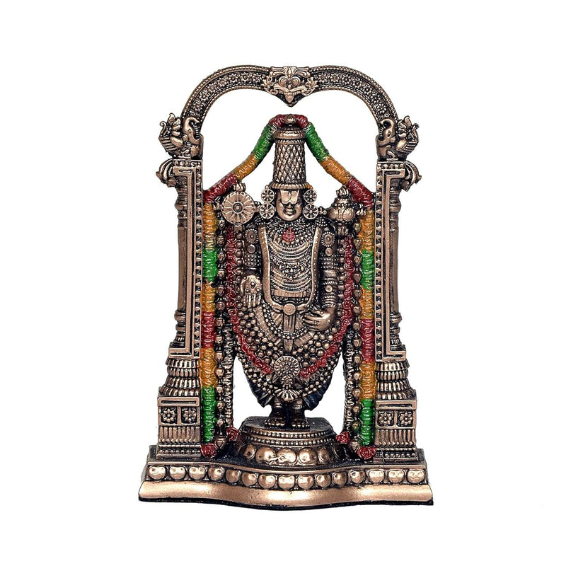 Polyresin TIRUPATI Balaji Sculpture (Height 3 inches)