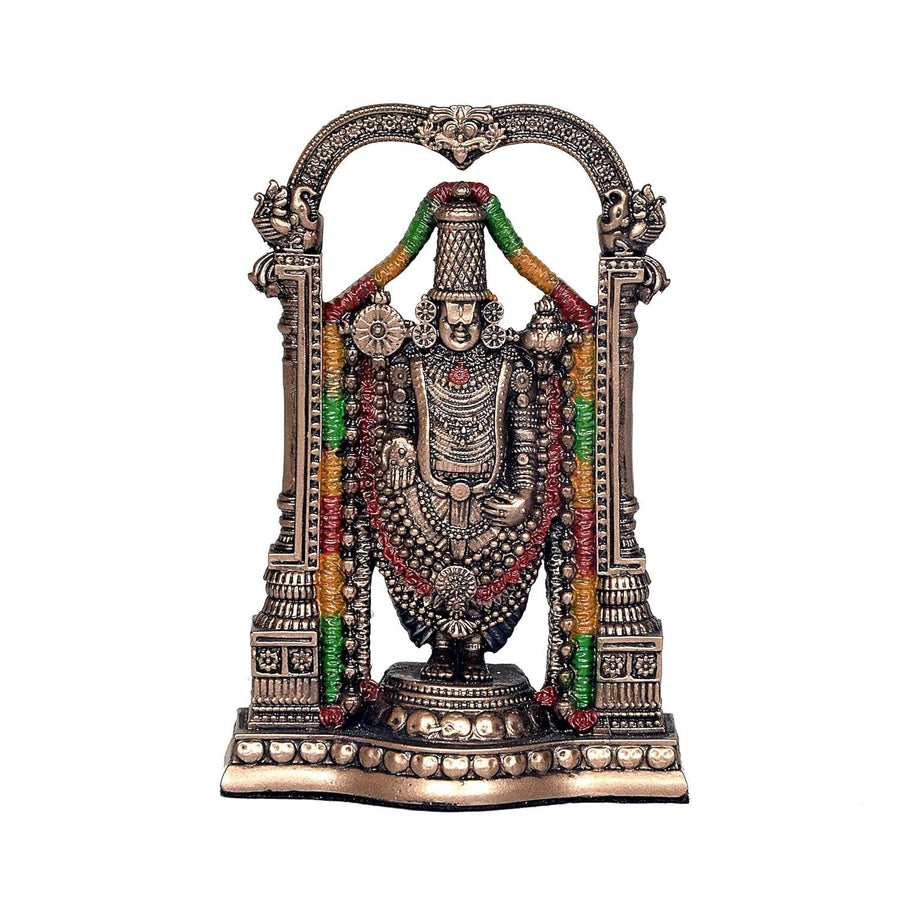 Polyresin TIRUPATI Balaji Sculpture (Height 3 inches) Craft Detail