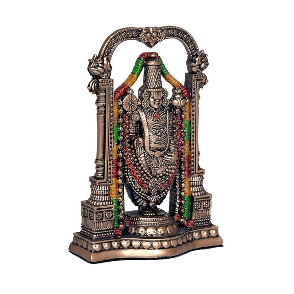 Polyresin TIRUPATI Balaji Sculpture (Height 3 inches)