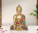 AONA Brass Bhumisparsha Mudra Gautam Buddha Statue