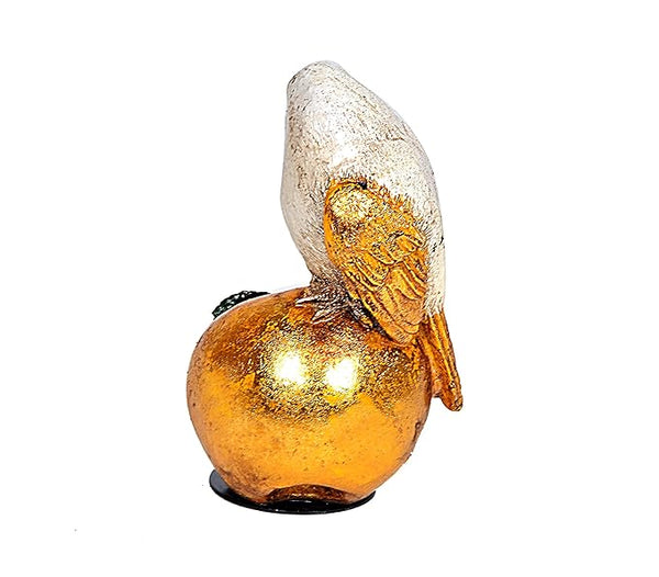 Polyresin Figurine Showpiece Paper Weight Home Decor Multicolor Height 5 Inches Study Setting