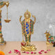 Brass Lord Vishnu Standing Idol (Height 8 Inch)