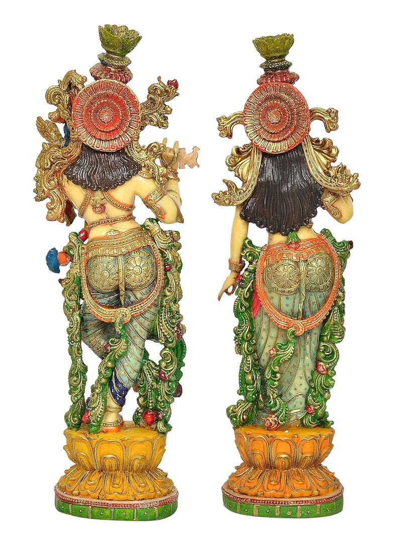Resin Radha Krishna Idol (Height 14.5 Inch)