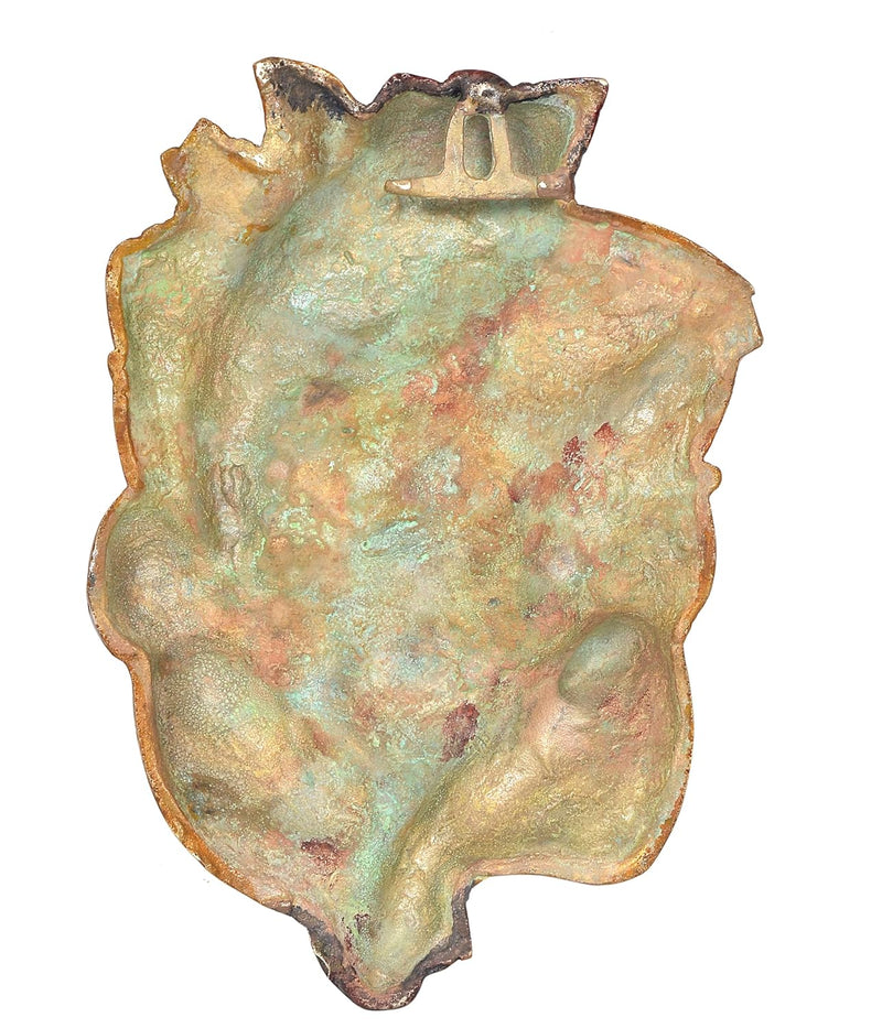 Brass Ganesha Wall Hanging for Decor (Height 10.5 Inch)