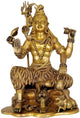 Brass Yogeshvara Shiva Height:18 inches