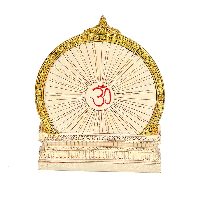 Lord Shiva Family Parivar Idol Resin Hindu God Figurine Ganesh, Parvati Shiv Statue Decor Gifts Bonded Bronze Height 8.2 Inch