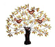Iron Beautiful Tree with birds Wall Hanging for manifesting peace (Height: 31 Inches)