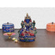 Resin Tibetan Buddhist Blue Tara (Height:5 inches)