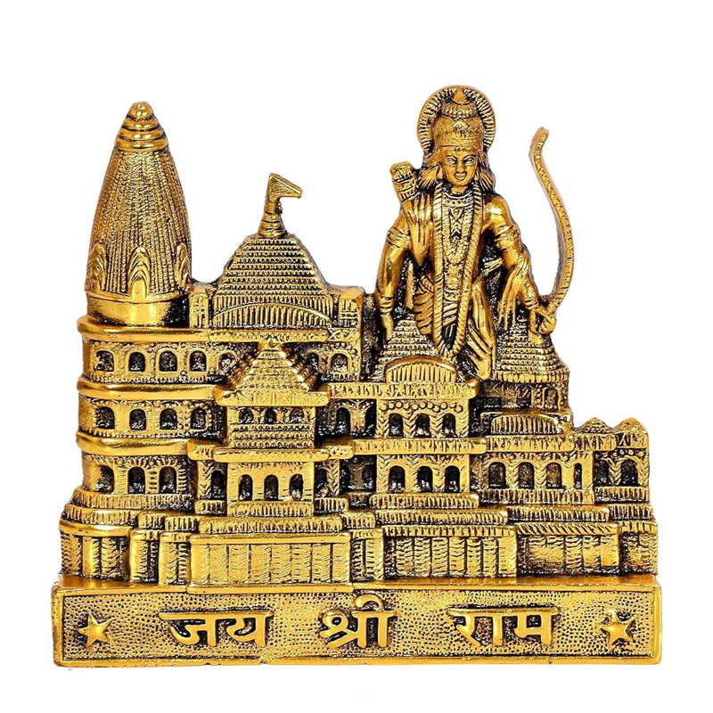 Metal Ram Mandir Architectural Model (Height : 22 cm)