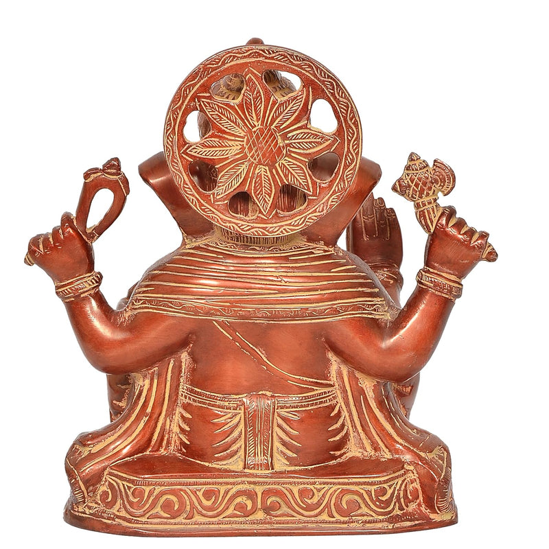Brass Ganesh Statue (Height 11 Inch)