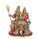 Brass Shiv Parivar Statue (Height : 10 Inch)