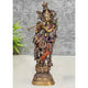 Brass Krishna Sculpture (Height: 29 inch) brown