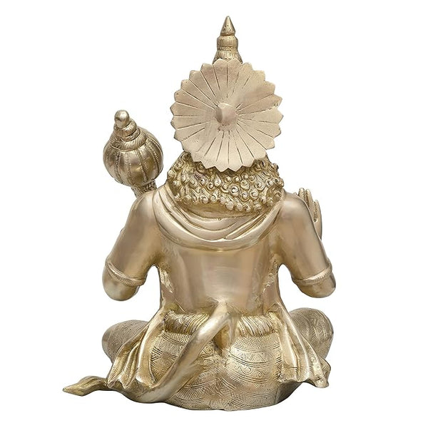 Brass Hanuman Giving Blessing (Height 17 Inch) Entryway Setting