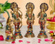 Brass Ram Darbar Statue Idol (Height 12.5 Inch)
