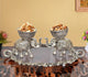 Metal Elephant Dry Fruit Bowl with Tray Silver Polish (Height: 5 inch)
