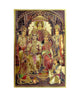 Ram Darbar Wall Poster Foil Plated (Length 20 Inch Width 15 Inch)