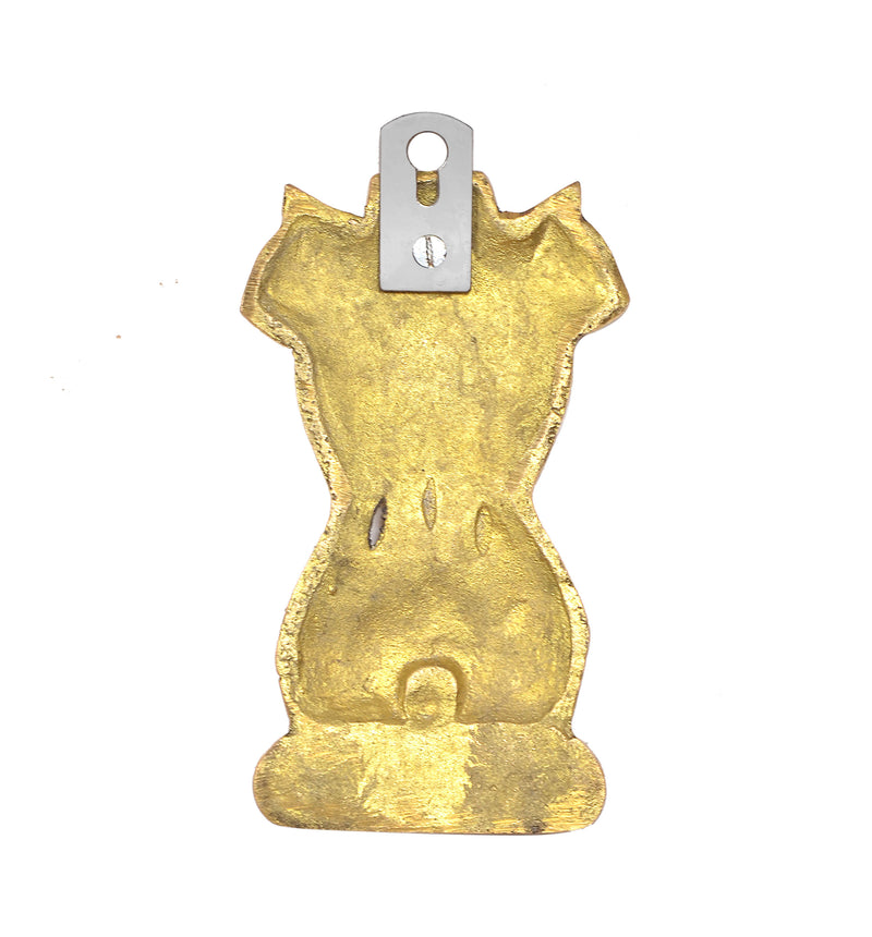 Brass Ashoka Stambh Wall Hanging (Height: 5.5 Inches)