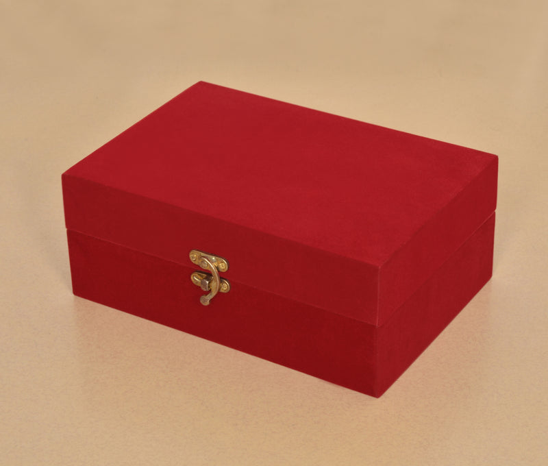 Superfine Brass Radha Krishna and Cow Calf with Gift Red Velvet Box