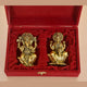 AONA Superfine Ganesh Lakshmi Super detailed prefect gift in velvet red box