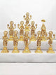 AONA Brass Dashavatara of Lord Vishnu Sculpture | Set of Ten