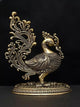 Brass Superfine Small Peacock statue (Height : 4 Inches)