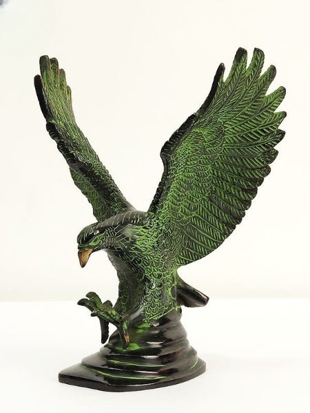Brass Eagle Statue (Height : 10 Inches)