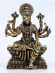 AONA Superfine Brass Eight Armed Sitting Goddess Varahi Idol