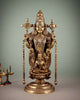AONA Superfine Brass Tirupati Balaji with goddess Lakshmi Idol
