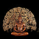 AONA Superfine Brass Lord Shiva & Kalpavriksha Tree Statue Combo