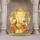 AONA Elegant Ganesha Brass Statue big