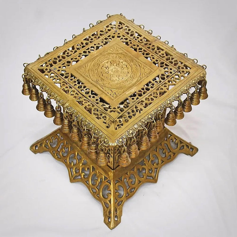 Brass Decorative Table Stand (Height:11 Inches)