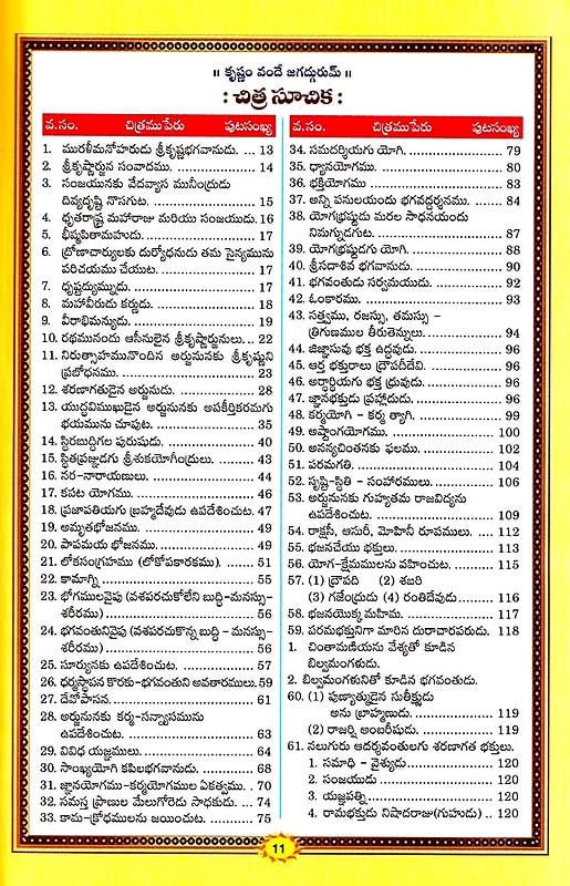 శ్రీమద్భగవద్గీత (సచిత్ర - శ్లోక - తాత్పర్య సహితము)- Srimad Bhagavad Gita Illustrated with Verses (Telugu)