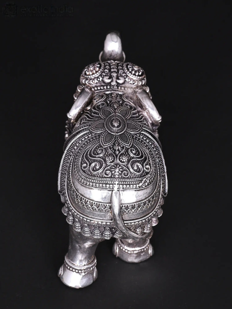 Bronze Elephant Figurine Best gifts (Silver)