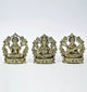 AONA Small Superfine Brass Lakshmi Ganesha Saraswati Statues
