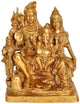 Handmade Brass Shiva Parivar Idol 8 inches