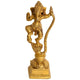 Brass Statue of Lord Ganesha Dancing on Kaliya 5 inches