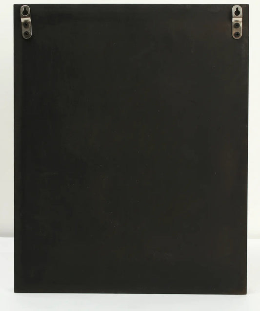 Brass Shrinath Ji Thakur ji Bihari ji Face in Wooden Frame Wall Hanging (Height: 15 inches)