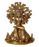 Lord Dakshinamurti Shiva Brass Sculpture | Handcrafted Statue 11 Inches