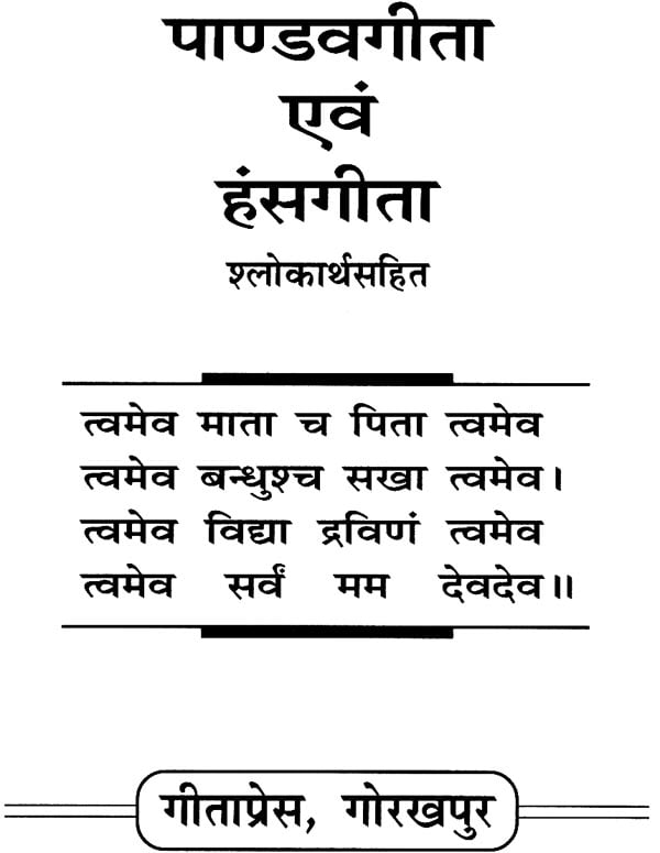 पाण्डवगीता एवं हंसगीत: Pandav Gita and Hansa Gita Craft Detail