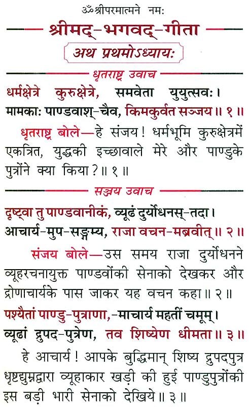 सरल गीता: Saral Gita with The Meaning of Shlokas