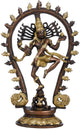 Brass Natraj Idol Dancing Shiva Idol Shiva Religious Statue Height 11 Inch